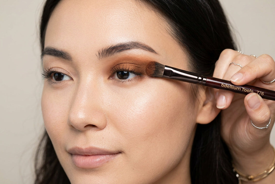 Using Both Sides of Your Brush to Apply and Blend in One Step