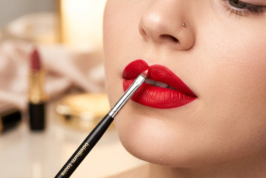 Using a Lip Brush to Control Placement, Shape, and Coverage Independently