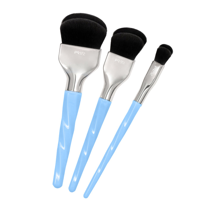 Blue Double Dome Blender 3pc. Brush Set