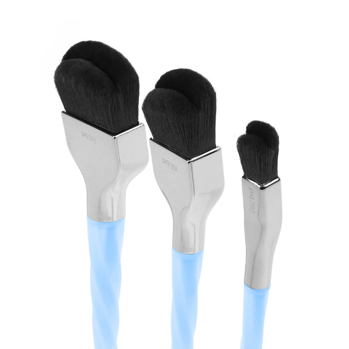 Blue Double Dome Blender 3pc. Brush Set