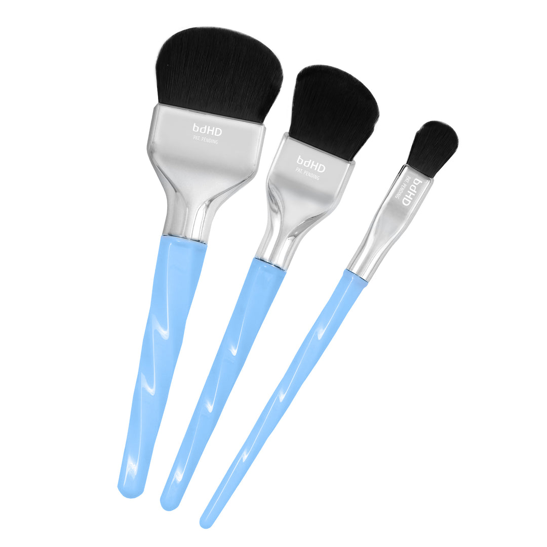 Blue Double Dome Blender 3pc. Brush Set